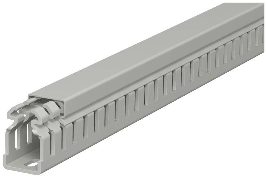 OBO Bettermann 6178305 Verdrahtungskanal Oberteil (L x B x H) 2000 x 25 x 37.5 mm 16 St. Grau