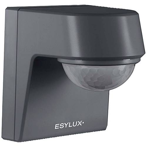 ESYLUX EM10025365 Wand, Aufputz Bewegungsmelder 200 ° Grau IP55, IK07