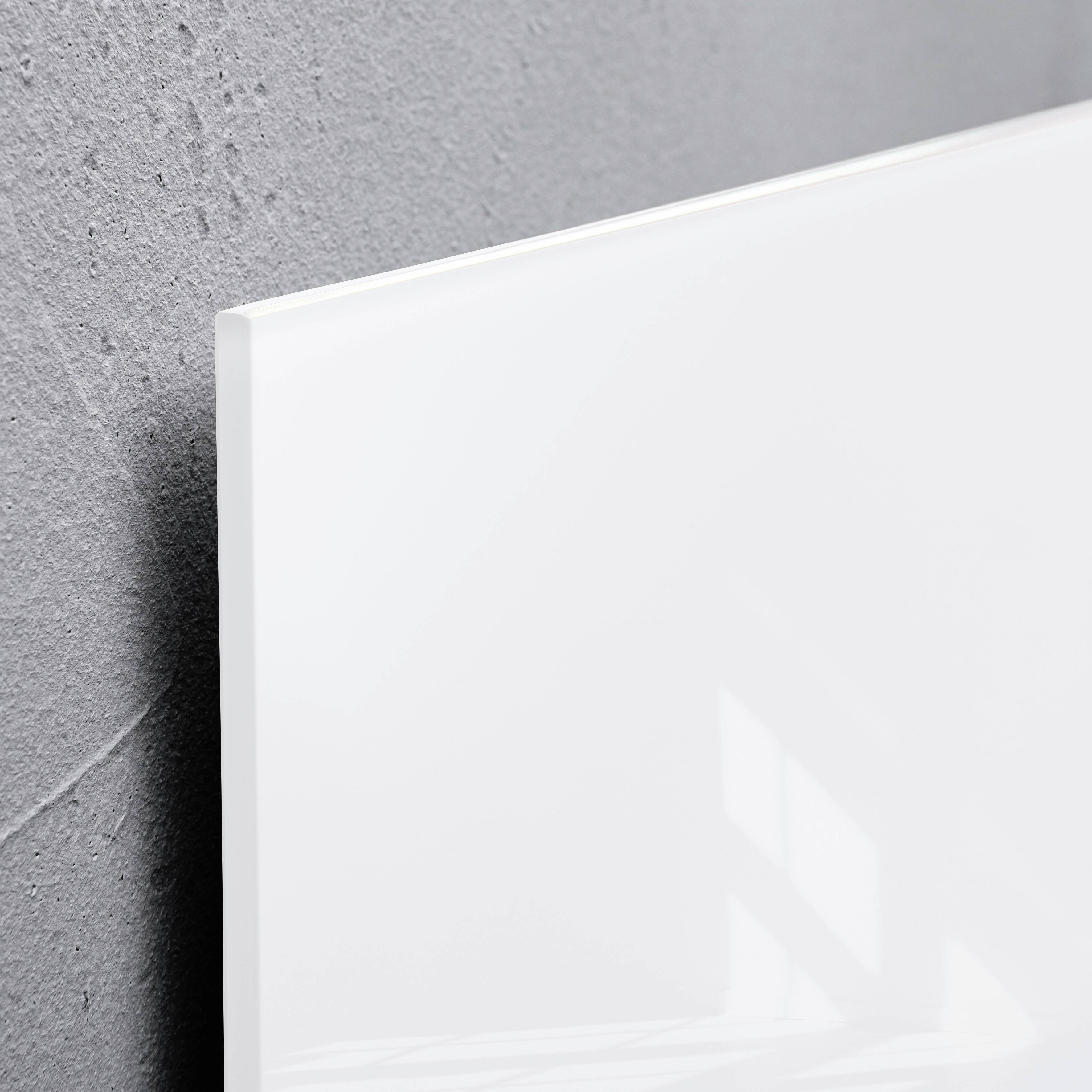 Sigel Glas-Magnetboard Design Line Art (B x H) 600 mm x 400 mm Weiß, Schwarz GL395-3