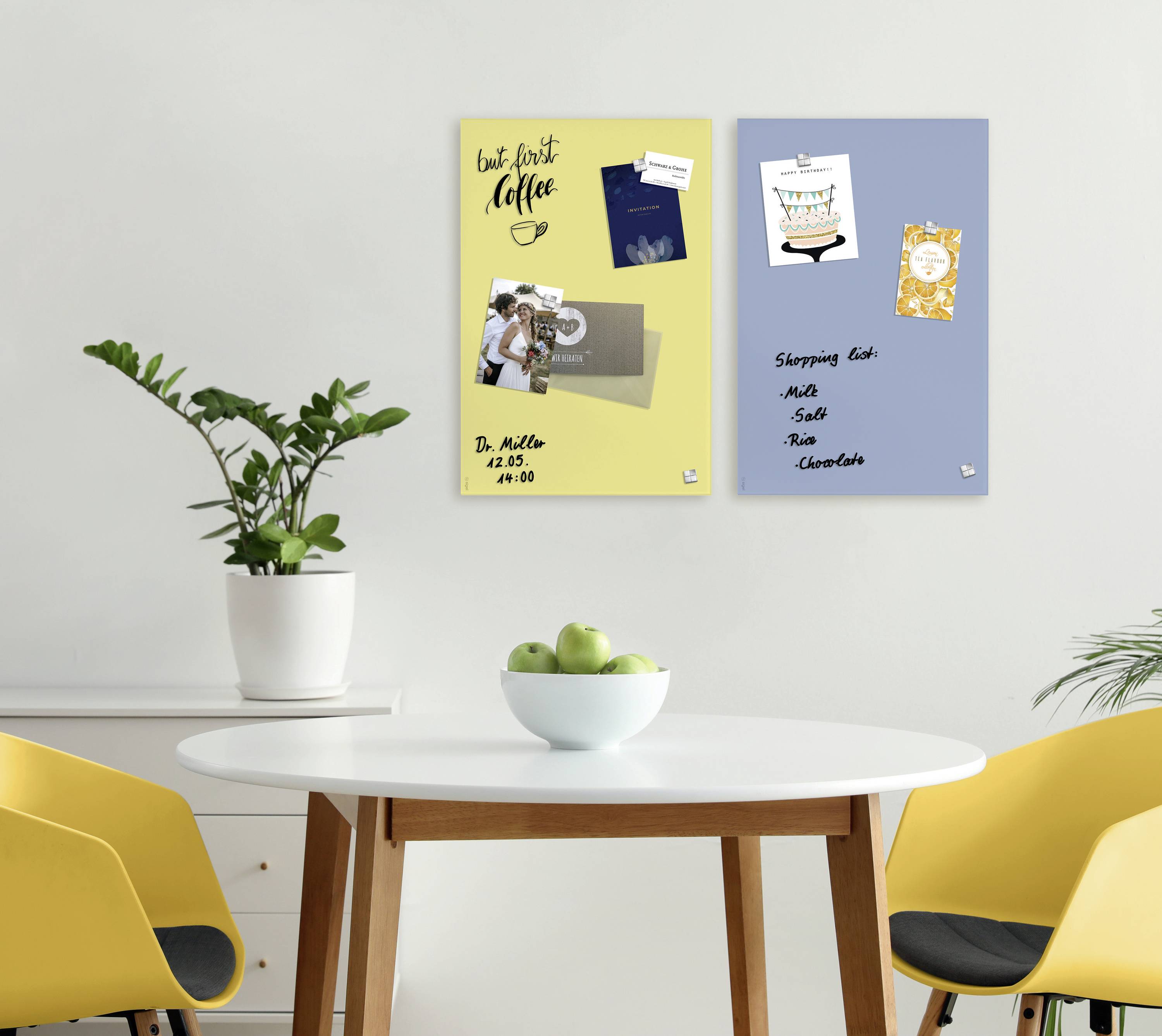 Sigel Glas-Magnetboard Artverum (B x H) 600 mm x 400 mm Pastell-Blau GL513-5