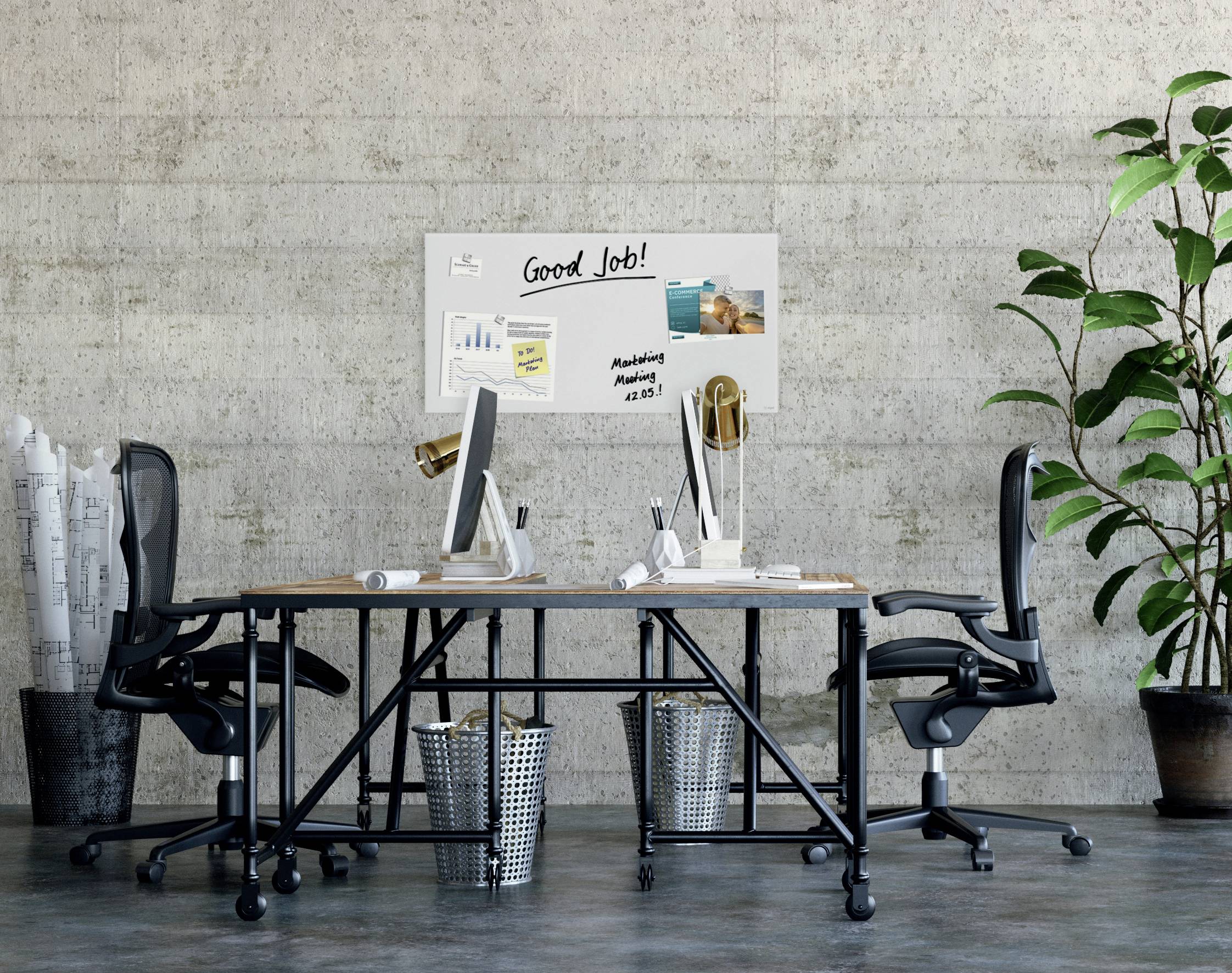 Sigel Glas-Magnetboard Artverum (B x H) 910 mm x 460 mm Super-Weiß GL546-2