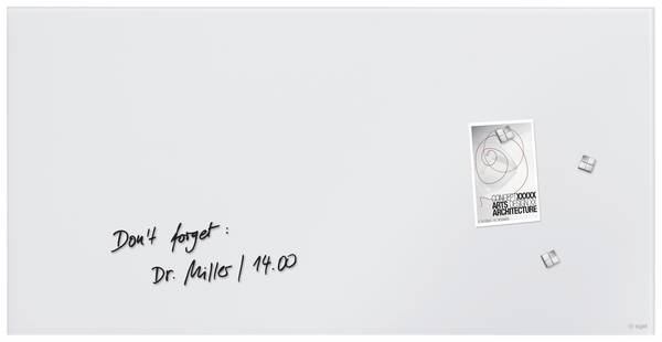 Sigel Glas-Magnetboard Artverum (B x H) 910 mm x 460 mm Super-Weiß GL546