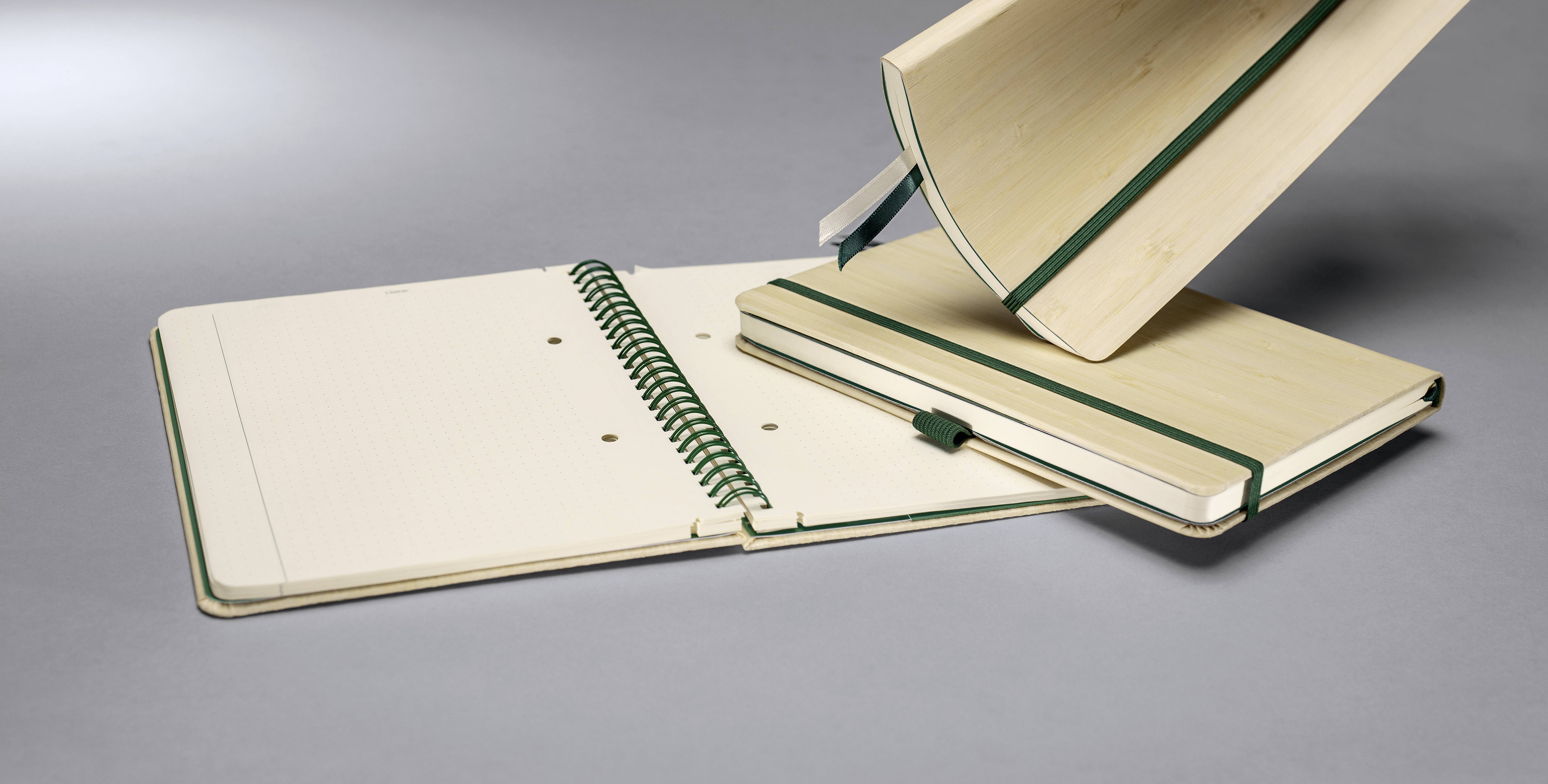 Sigel Spiralblock CONCEPTUM® Nature Edition CO672 Hardcover Beige DIN A5 Punktraster Anzahl der Blätter: 160-6
