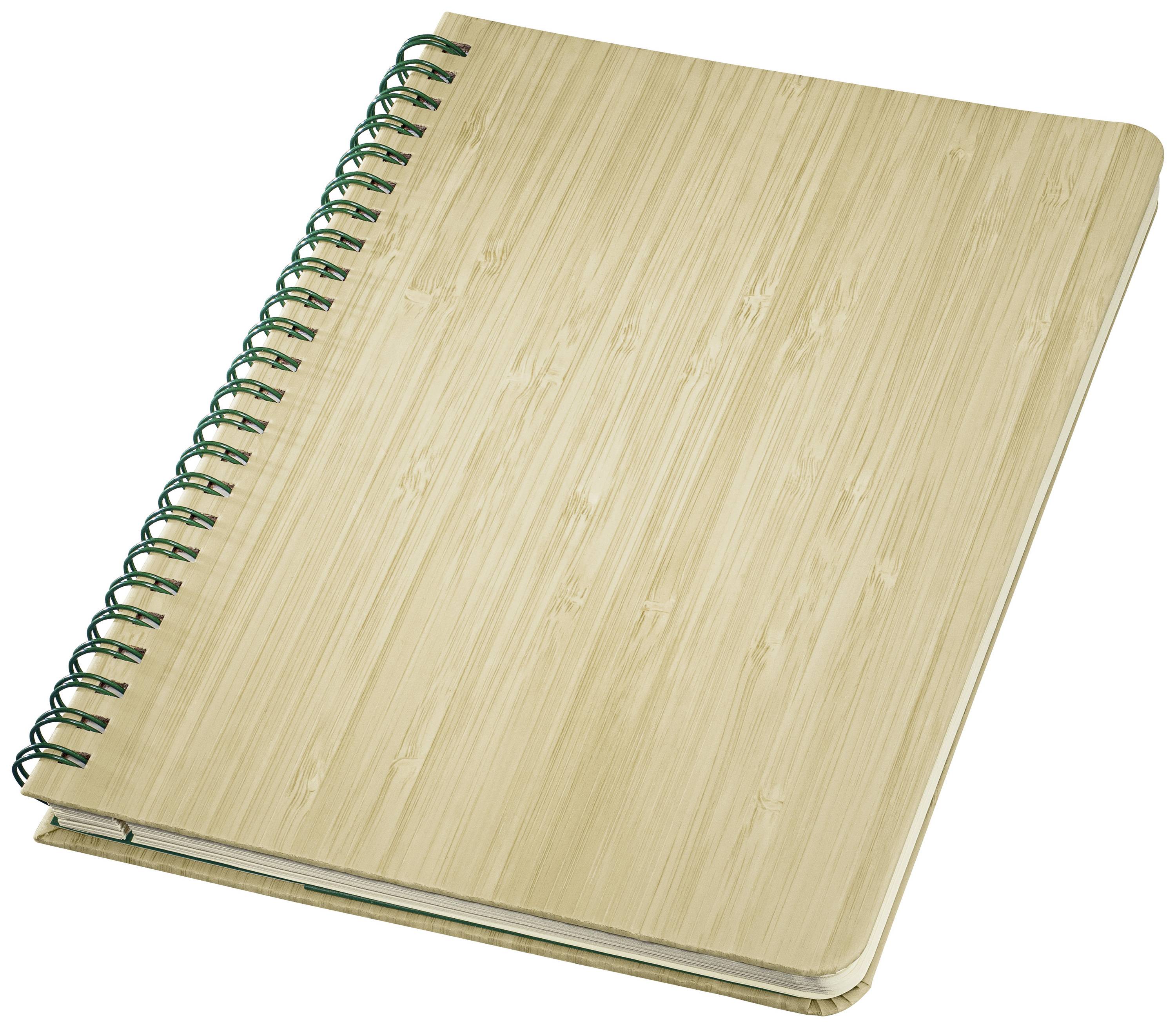 SIGEL Notizbuch Bambus ca. DIN A5 punktkariert, beige Hardcover 160 Seiten
