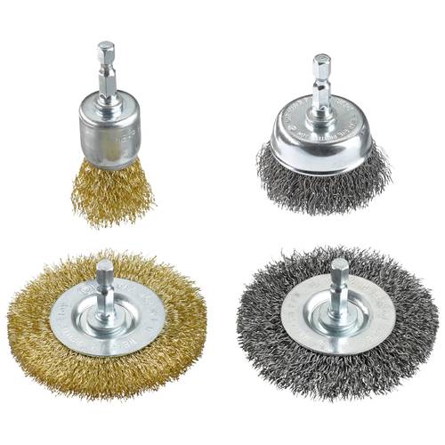 Thumbnail - kwb Drahtbürsten-Set für Bohrmaschinen 597520 4 St.