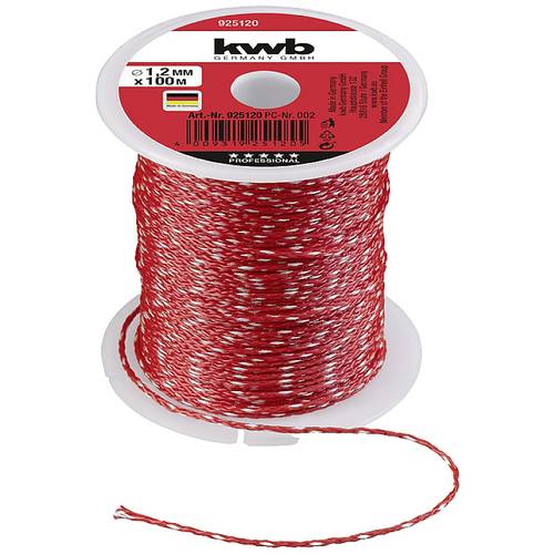 kwb 925120 Maurerschnur 1,2 mm Rot 100 m