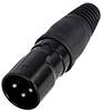 Rean AV RCX3M-Z-001-1 XLR-Steckverbinder Stecker, gerade Polzahl: 3 1 St.