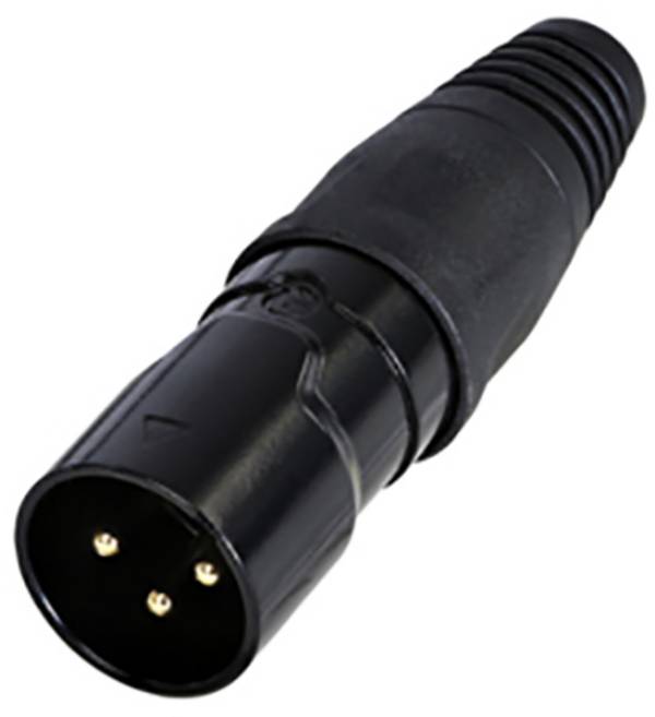 Rean AV RCX3M-Z-002-1 XLR-Steckverbinder Stecker, gerade Polzahl: 3 1 St.