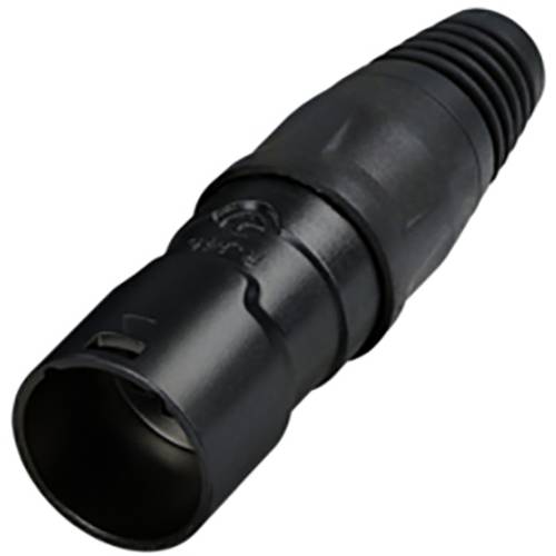 Rean AV Kabelsteckerschutz IP65 für konfektionierte RJ45-Kabel, schwarz-verchromtes Gehäuse RCEM-Z-001-1 Stecker, gerade...