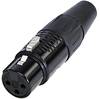 Rean AV RC3F-B XLR-Steckverbinder Buchse, gerade Polzahl: 3 1 St.
