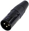 Rean AV RC3M-B XLR-Steckverbinder Stecker, gerade Polzahl: 3 1 St.
