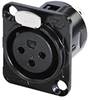 Rean AV RC3FDL-B XLR-Steckverbinder Buchse, Einbau Polzahl: 3 1 St.