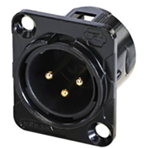 Rean AV RC3MDL-B XLR-Steckverbinder Stecker, Einbau Polzahl: 3 1 St.