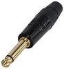 Rean AV RP2C-B Klinken-Steckverbinder 6.35 mm Stecker Polzahl: 2 1 St.