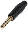 Rean AV RP3C-B Klinken-Steckverbinder 6.35 mm Stecker Polzahl: 3 1 St.