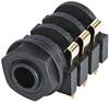 Rean AV NYS216G Klinken-Steckverbinder 6.35 mm Buchse Polzahl: 3 1 St.