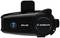 Schwarzes Bluetooth-Headset Albrecht BPA 600 mit FM-Radio und Mikrofonfunktion, seitlich gesehen.