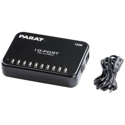 Parat PARAPROJECT® MC10 Multi-Charger USB-A Lade- und Managementsystem Mobiles Ladesystem  