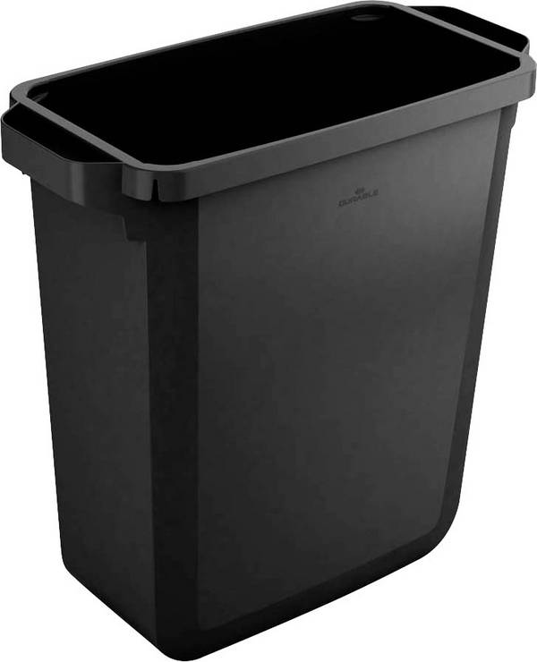 Durable DURABIN ECO 1800503221 Mülleimer 60 l Kunststoff (L x B x H) 590.00 x 590 x 600 mm Schwarz  1 St.