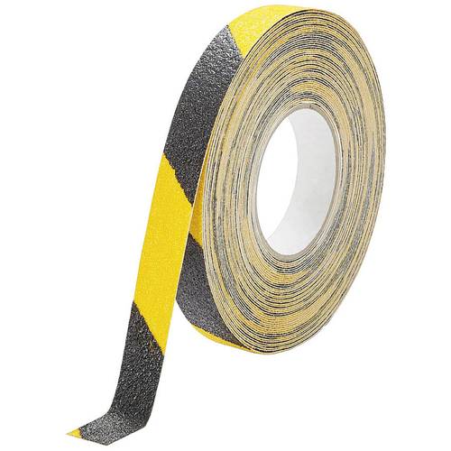 Durable DURALINE GRIP 1095130 Anti-Rutschband Schwarz, Gelb (L x B) 15 m x 25 mm 1 St.