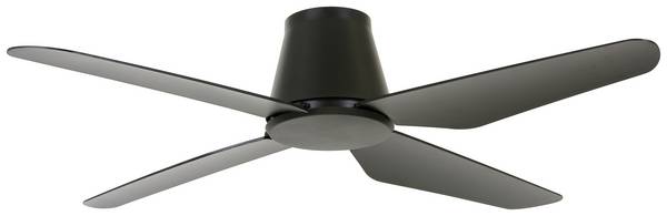 Lucci AIR Aria CTC Deckenventilator 47 W (Ø x H) 122 cm x 20 cm Schwarz mit Fernbedienung
