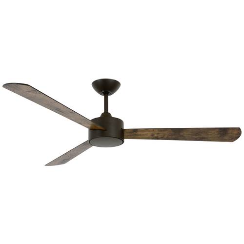 Lucci AIR Climate III Deckenventilator 35 W (Ø x H) 132 cm x 313 mm Schwarz mit Fernbedienung