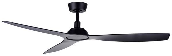 Lucci AIR Moto Deckenventilator 28 W (Ø x H) 132 cm x 280 mm Schwarz mit Fernbedienung