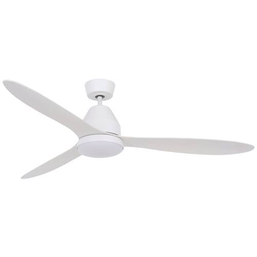 Lucci AIR Whitehaven LED Deckenventilator 35 W (Ø x H) 142 cm x 300 mm Weiß mit Fernbedienung, mit Beleuchtung
