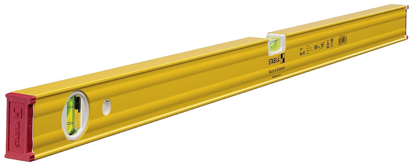 Stabila Type 80 AS, 90 cm 19167-ISO Leichtmetall-Wasserwaage kalibriert (ISO) 90 cm 0.5 mm/m