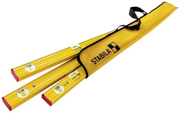 Stabila PRO SET 80 AS 19714 Wasserwaagen-Set 30 cm, 60 cm, 120 cm 0.5 mm/m