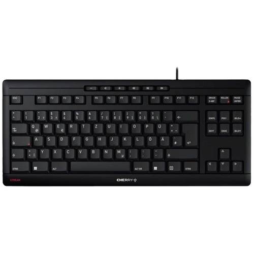 Thumbnail - CHERRY JK-8600DE-2 Kabelgebunden Tastatur Deutsch, QWERTZ Schwarz