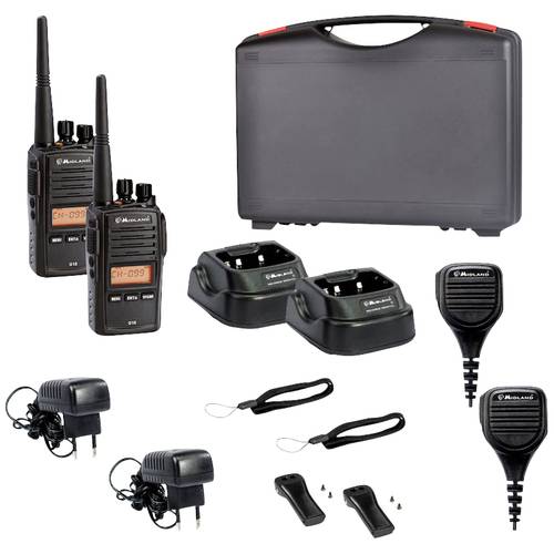 Midland G18 Pro NC 2er Koffer m. MA 25-M Security C1145.S1 PMR-Handfunkgerät