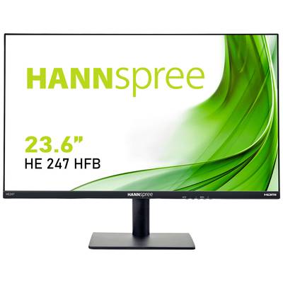 Hannspree HE247HFB LED-Monitor 59.9 cm (23.6 Zoll) EEK E (A - G) 1920 x 1080 Pixel Full HD 5 ms VGA, HDMI® VA LED