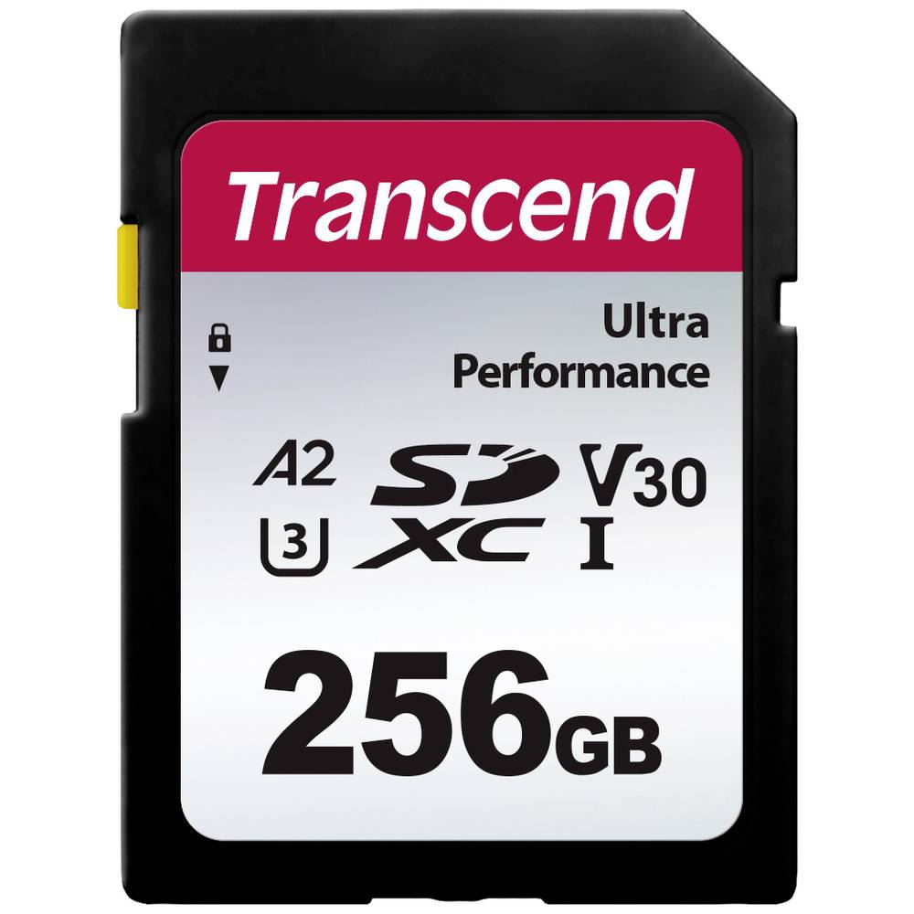 Transcend UHS-I U3 A2 SDXC 340S SD kaart 256 GB