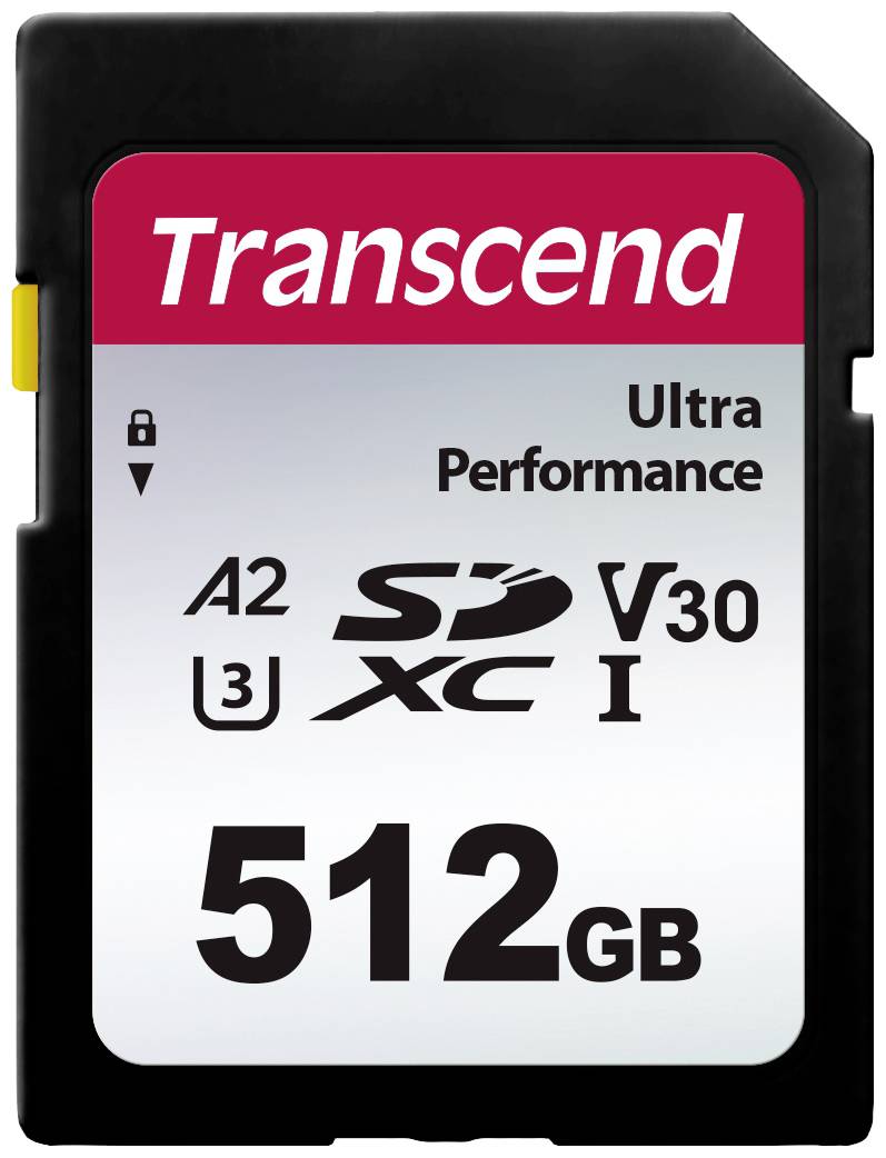 TRANSCEND 512GB SD Card UHS-I U3 A2 Ultra Performance