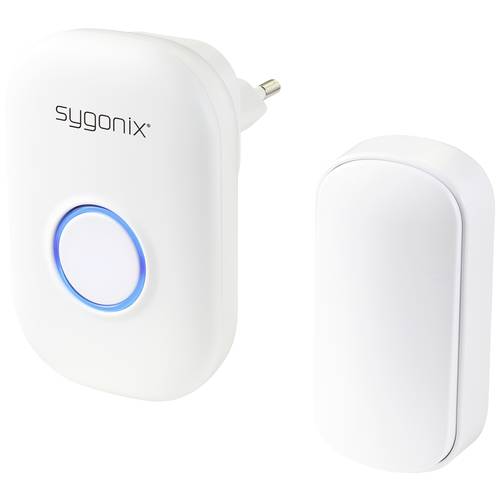 Sygonix SY-5225388 Funkklingel Komplett-Set batterielos, mit Blitzlicht