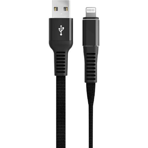Thumbnail - Leba Innovation USB-Ladekabel USB-A Stecker, Apple Lightning Stecker 1.20 m Schwarz NCABLE-LE-UA-8P-1.2M