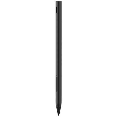 Schwarzer Digitaler Stift mit zwei seitlichen Tasten, geeignet für Zeichnen und Schreiben auf digitalen Geräten.