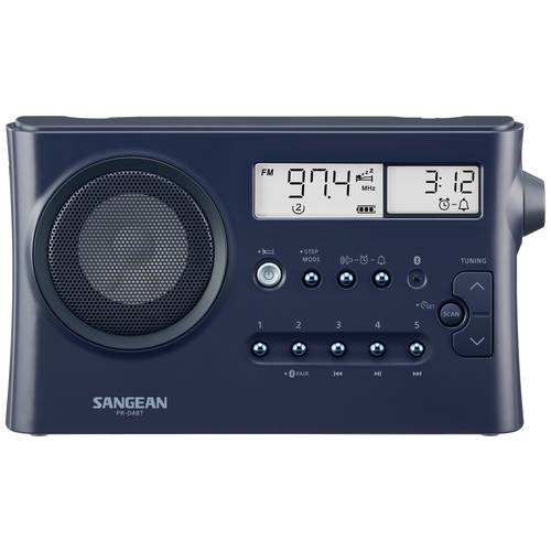 Thumbnail - Sangean PR-D4BT Tischradio UKW, MW, AM, FM Bluetooth® Weckfunktion Dunkelblau