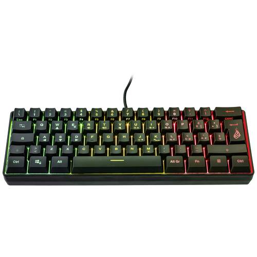 Thumbnail - Surefire Gaming KingPin X1 Kabelgebunden, USB Gaming-Tastatur Italienisch, QWERTY Schwarz Beleuchtet, Multimediatasten