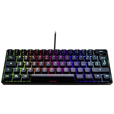 Surefire Gaming KingPin M1 Kabelgebunden, USB Gaming-Tastatur Beleuchtet, Multimediatasten Italienisch, QWERTY Schwarz
