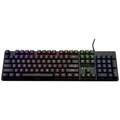 Surefire Gaming KingPin M2 Kabelgebunden, USB Gaming-Tastatur Beleuchtet, Multimediatasten US-Englisch, QWERTY, Windows®