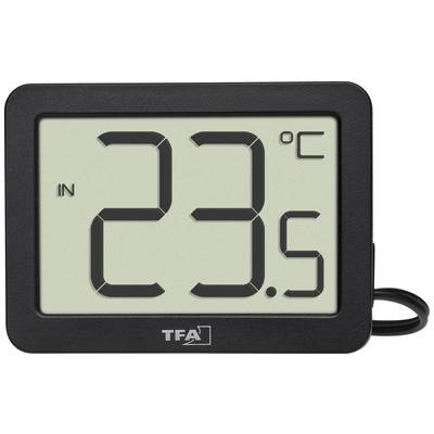 TFA Dostmann Digitales Innen-Außen-Thermometer Thermometer Schwarz – Conrad Electronic  Schweiz