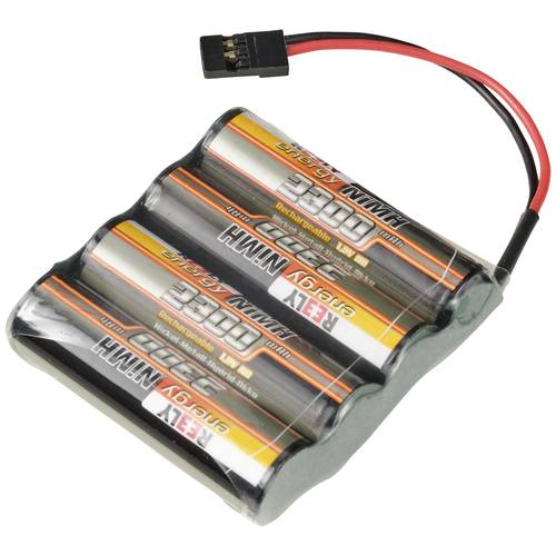 Reely Modellbau-Akkupack (NiMh) 4.8 V 2300 mAh Zellen-Zahl: 4 Mignon (AA) Side-by-Side JR-Buchse