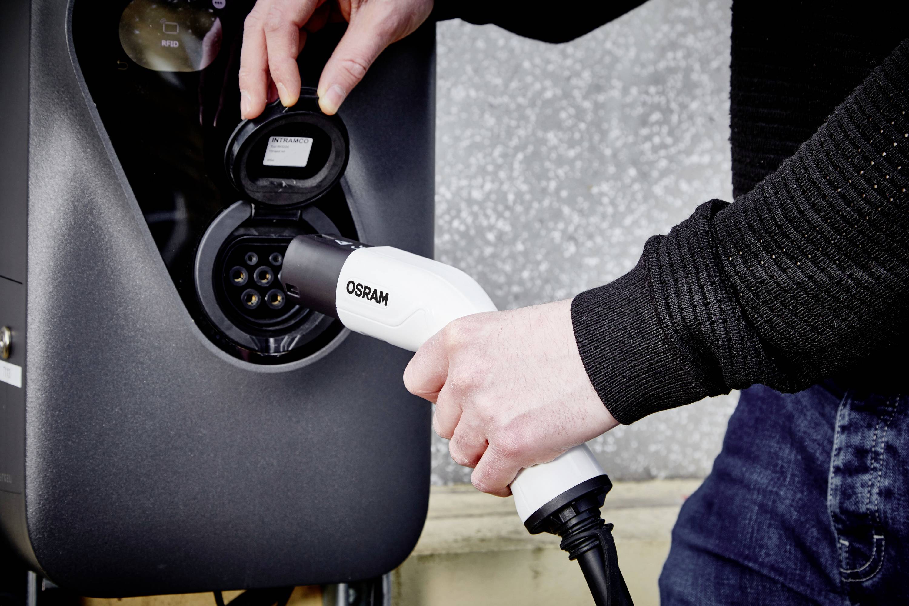 Ladekabel für Elektrofahrzeuge 32 A Ladestecker Typ2 OSRAM 5m 3-phasig-9