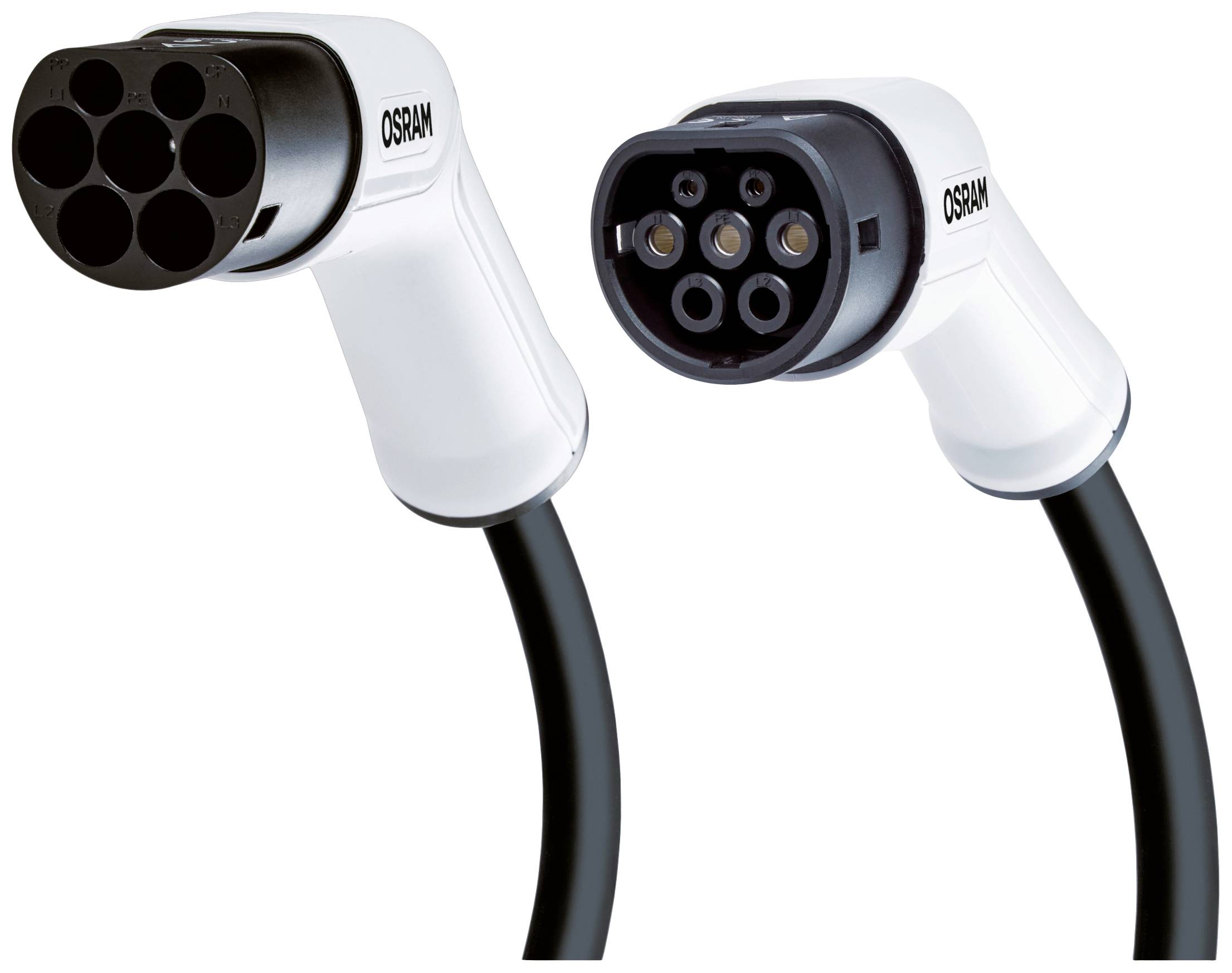 Ladekabel für Elektrofahrzeuge 32 A Ladestecker Typ2 OSRAM 5m 3-phasig-3