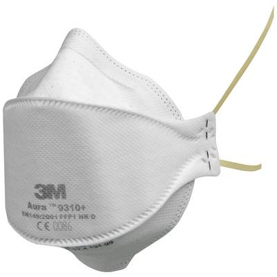 3M Aura™ 9310+ 9310+ Feinstaubmaske ohne Ventil FFP1 D 20 St. EN 149:2001, EN 149:2009 DIN 149:2001, DIN 149:2009-0