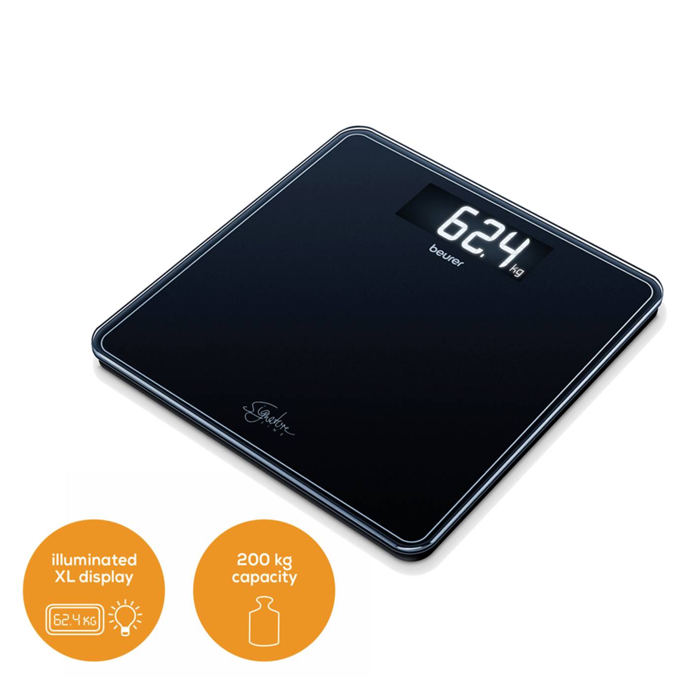 Beurer Glaswaage GS 400SignatureBlack-4