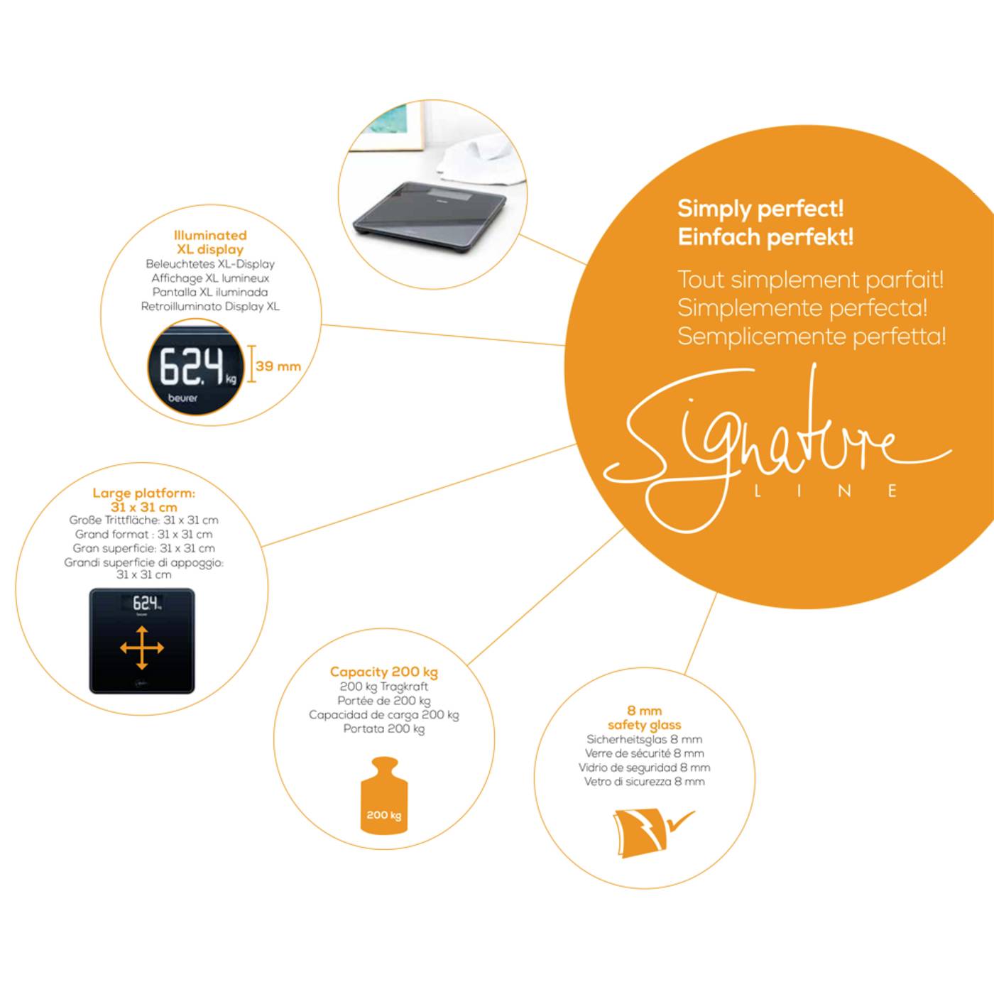 Beurer Glaswaage GS 400SignatureBlack-5