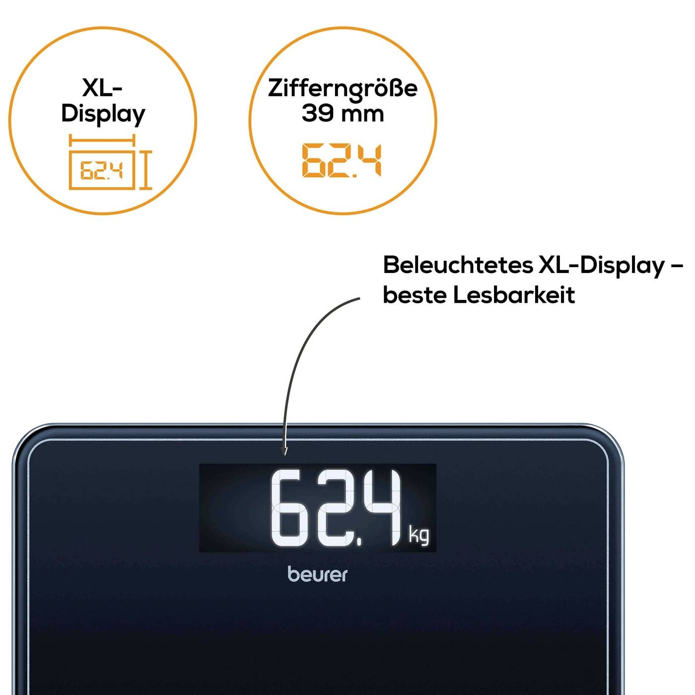 Beurer Glaswaage GS 400SignatureBlack-7